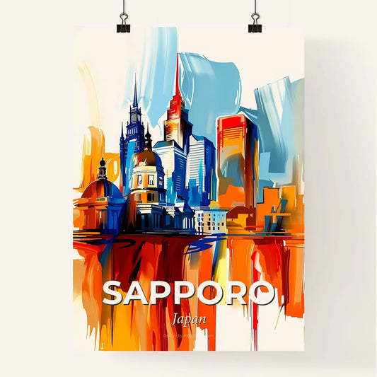 Vibrant Sapporo, Japan Poster