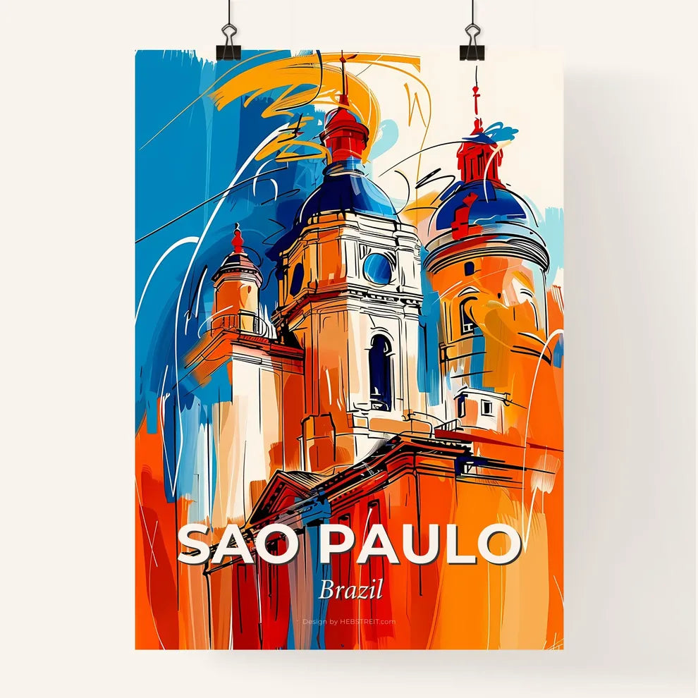 Vibrant Sao Paulo, Brazil Poster