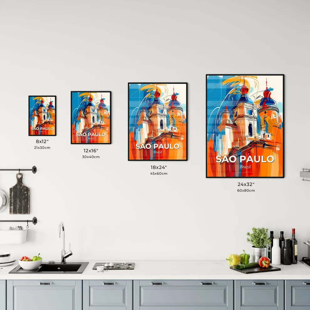 Vibrant Sao Paulo, Brazil Kitchen Art