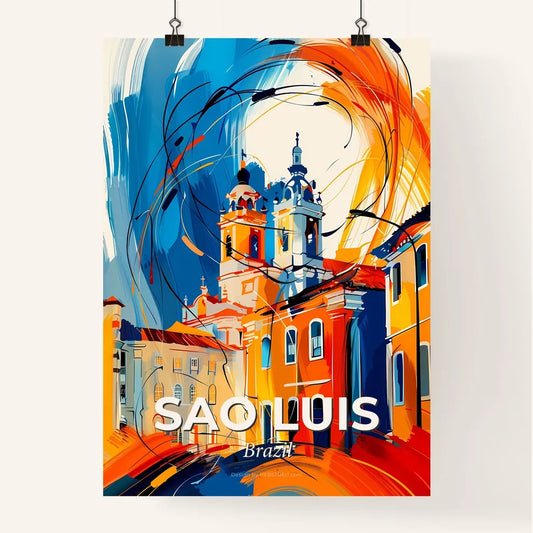 Vibrant Sao Luis, Brazil Poster