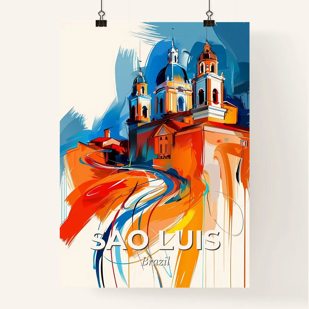 Vibrant Sao Luis, Brazil Poster