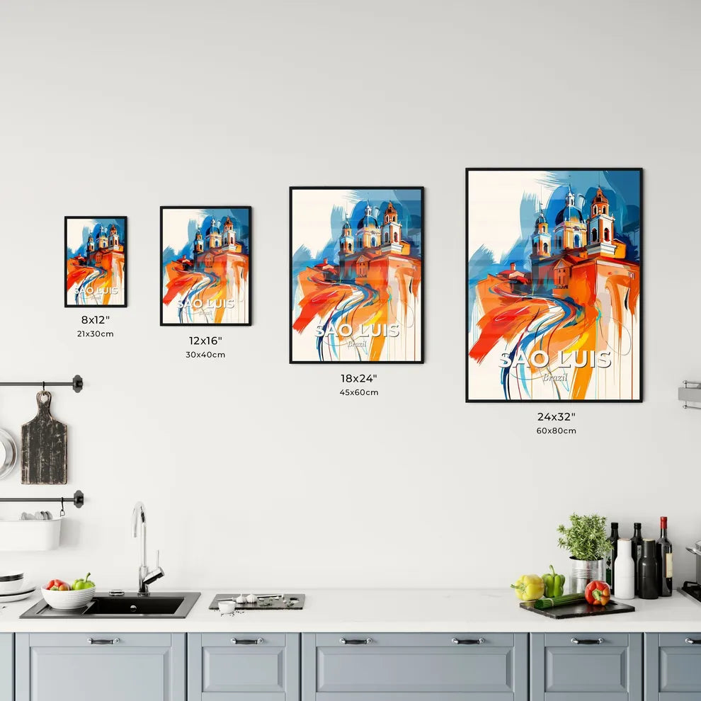 Vibrant Sao Luis, Brazil Kitchen Art