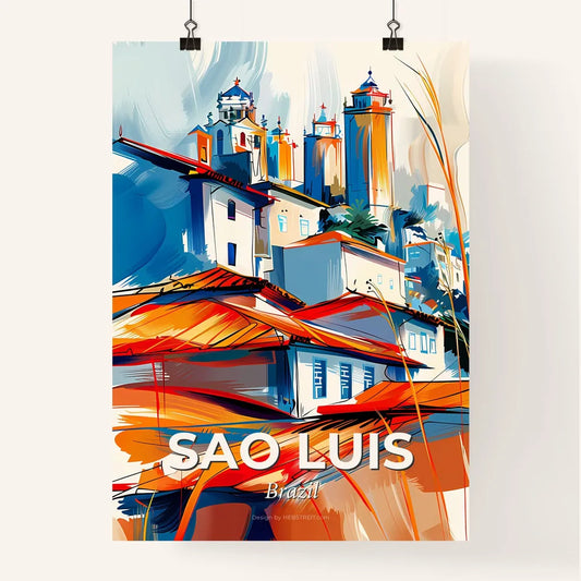 Vibrant Sao Luis, Brazil Poster