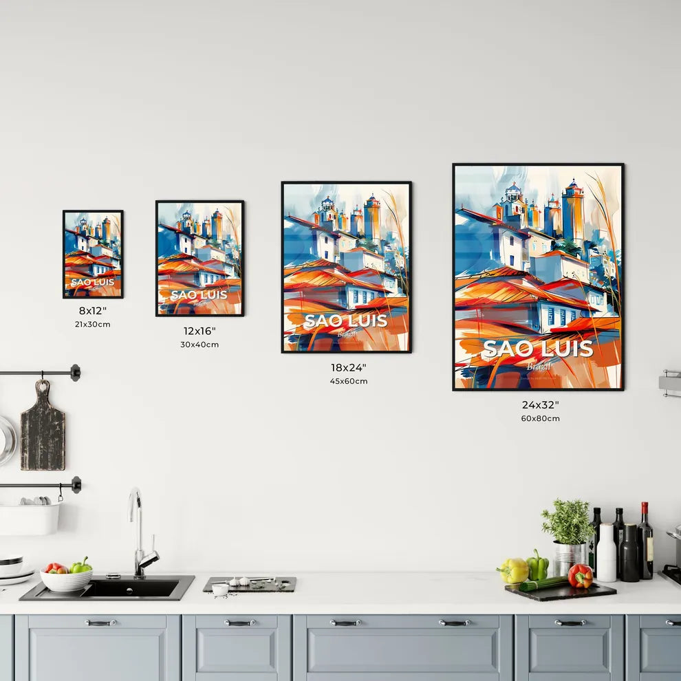 Vibrant Sao Luis, Brazil Kitchen Art