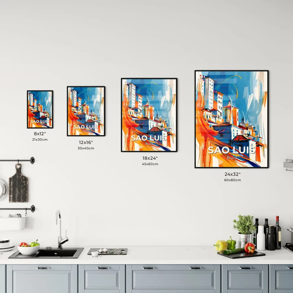 Vibrant Sao Luis, Brazil Kitchen Art