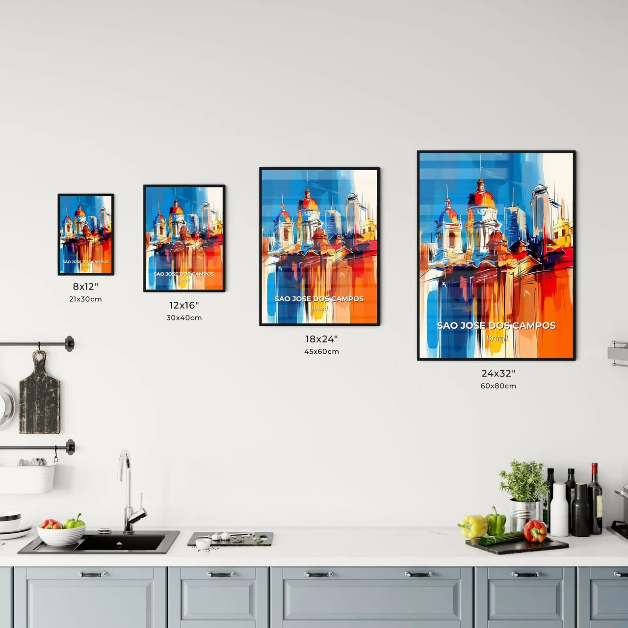 Vibrant Sao Jose Dos Campos, Brazil Kitchen Art
