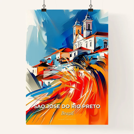 Vibrant Sao Jose Do Rio Preto, Brazil Poster