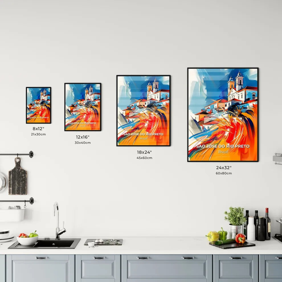 Vibrant Sao Jose Do Rio Preto, Brazil Kitchen Art