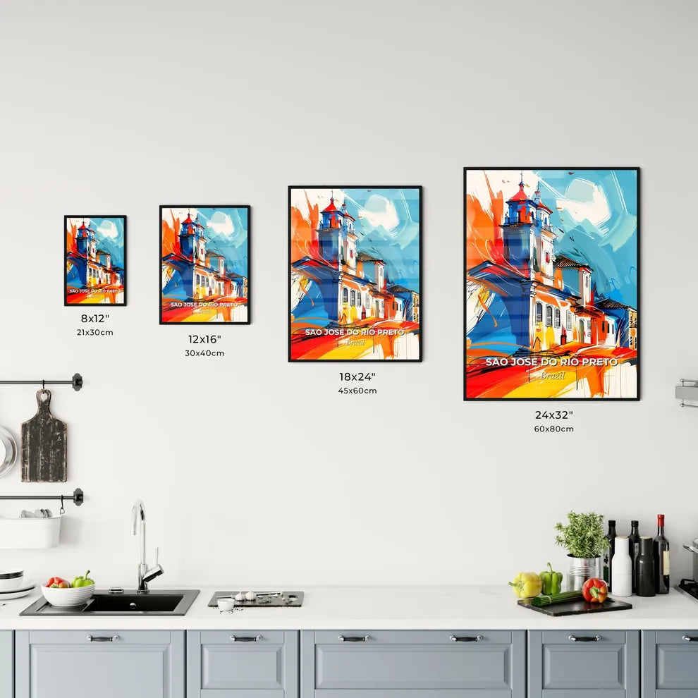 Vibrant Sao Jose Do Rio Preto, Brazil Kitchen Art