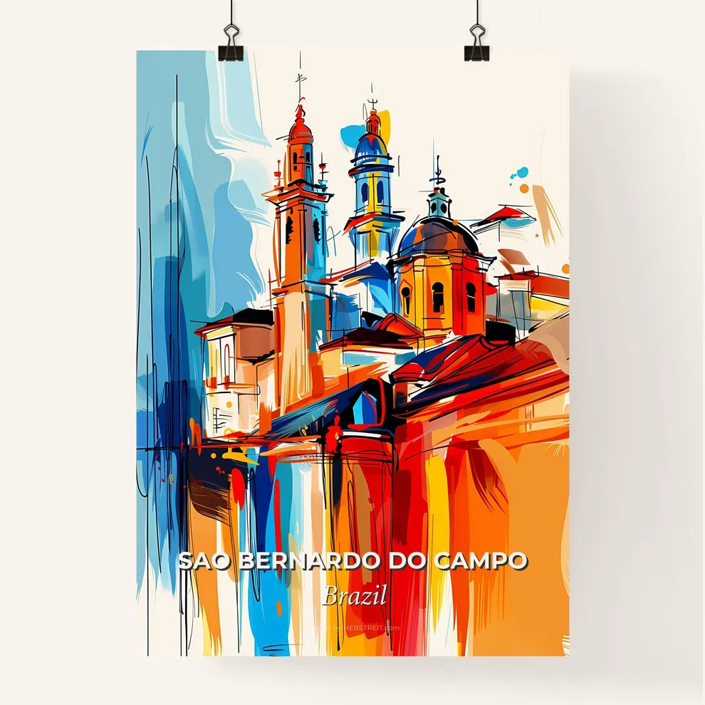 Vibrant Sao Bernardo Do Campo, Brazil Poster