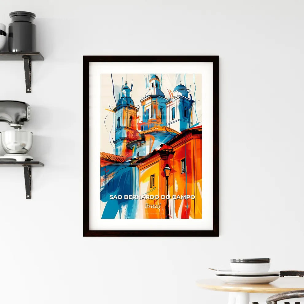 Vibrant Sao Bernardo Do Campo, Brazil Framed Print