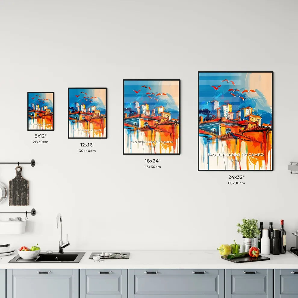 Vibrant Sao Bernardo Do Campo, Brazil Kitchen Art