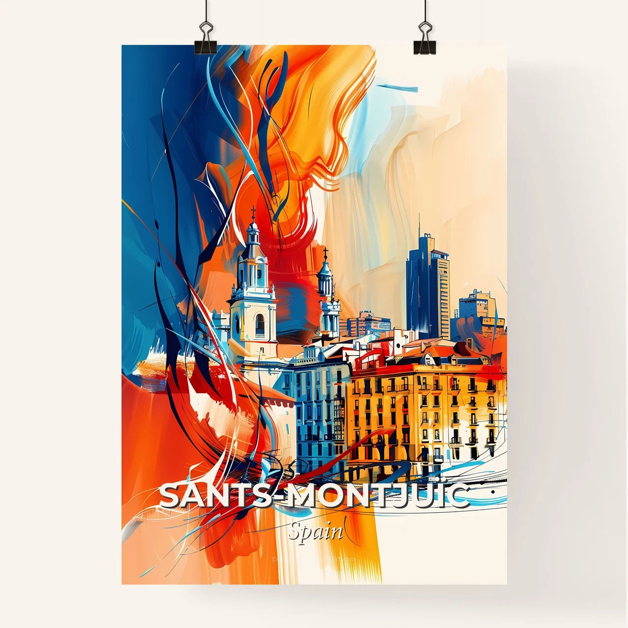 Vibrant Sant Poster