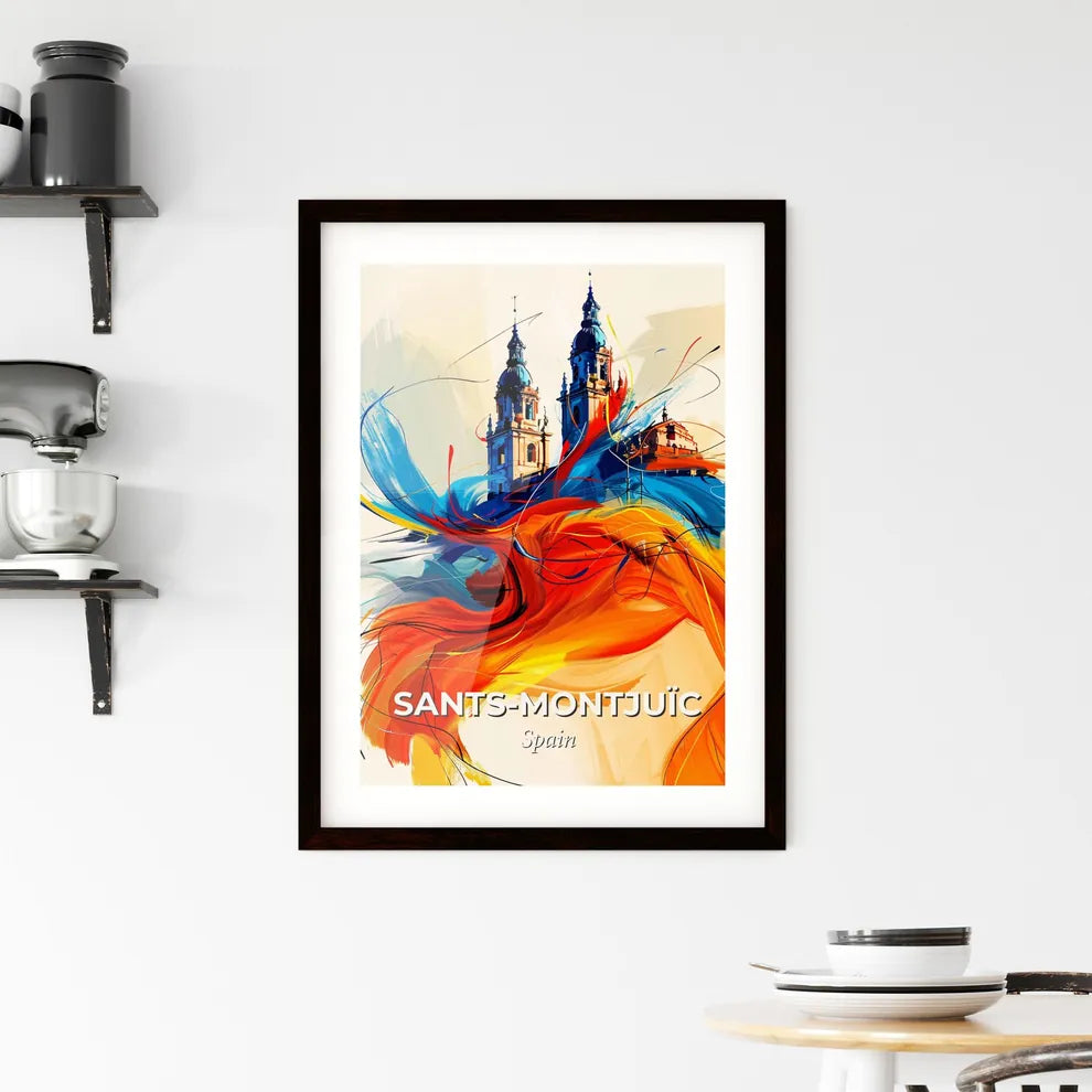 Vibrant Sant Framed Print