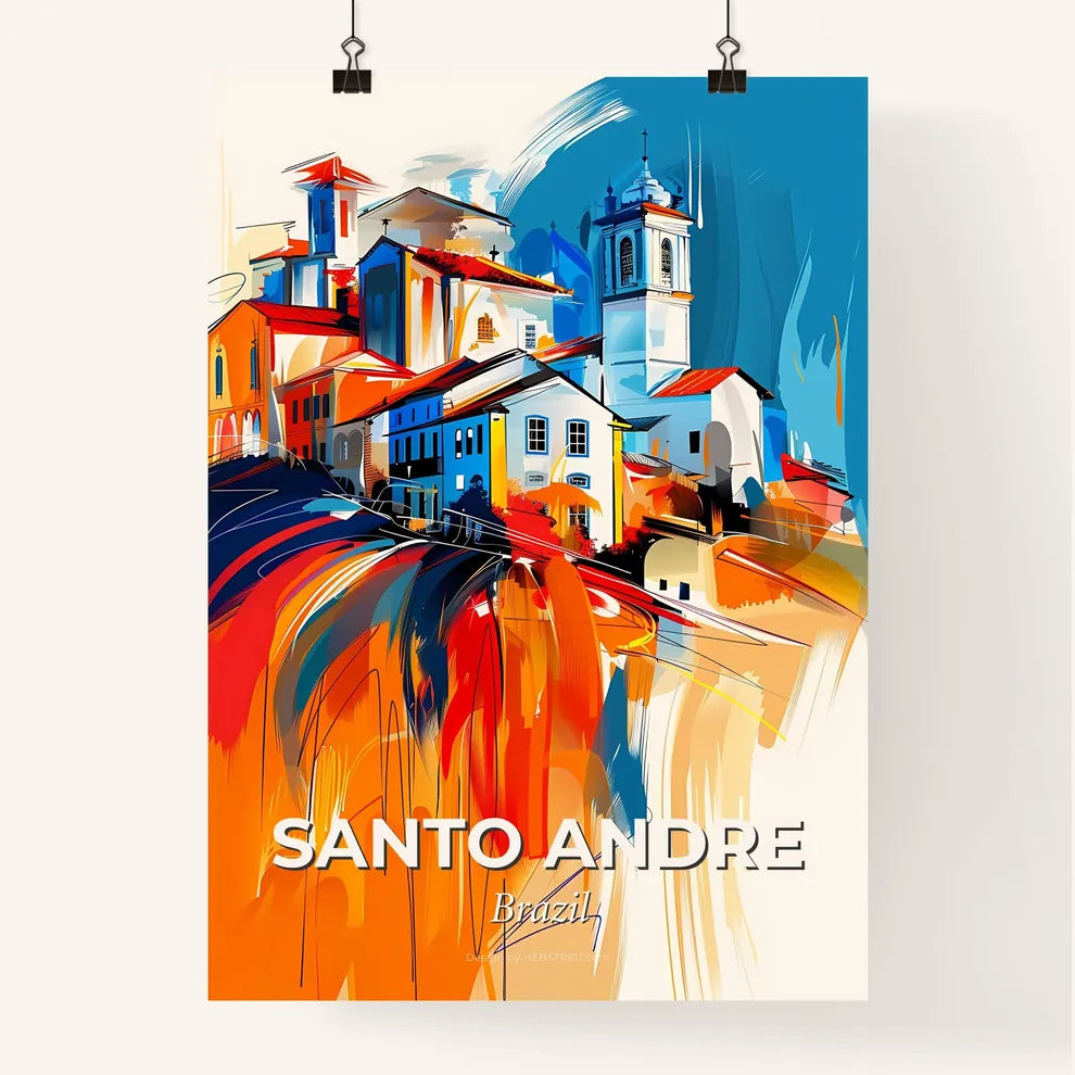 Vibrant Santo Andre, Brazil Poster