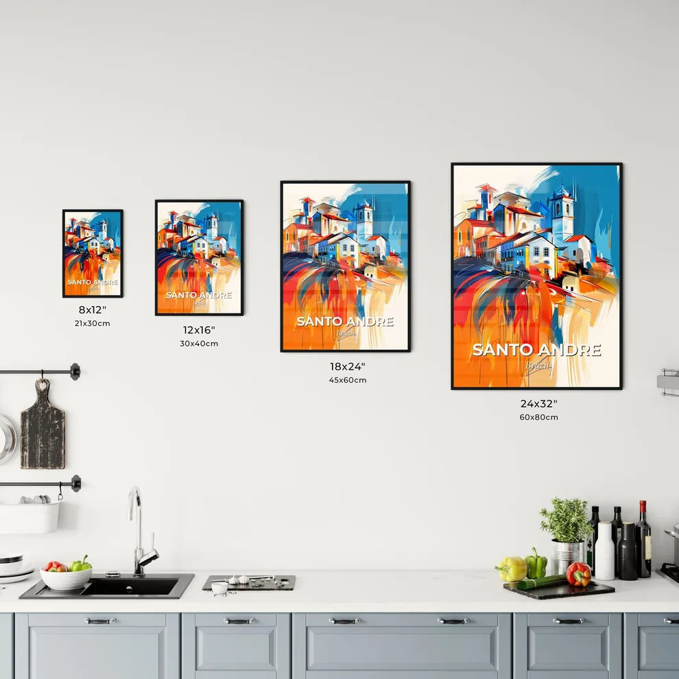 Vibrant Santo Andre, Brazil Kitchen Art