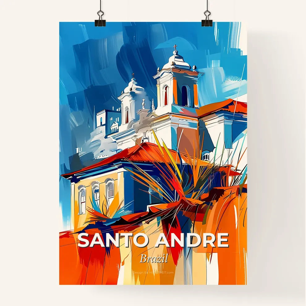 Vibrant Santo Andre, Brazil Poster