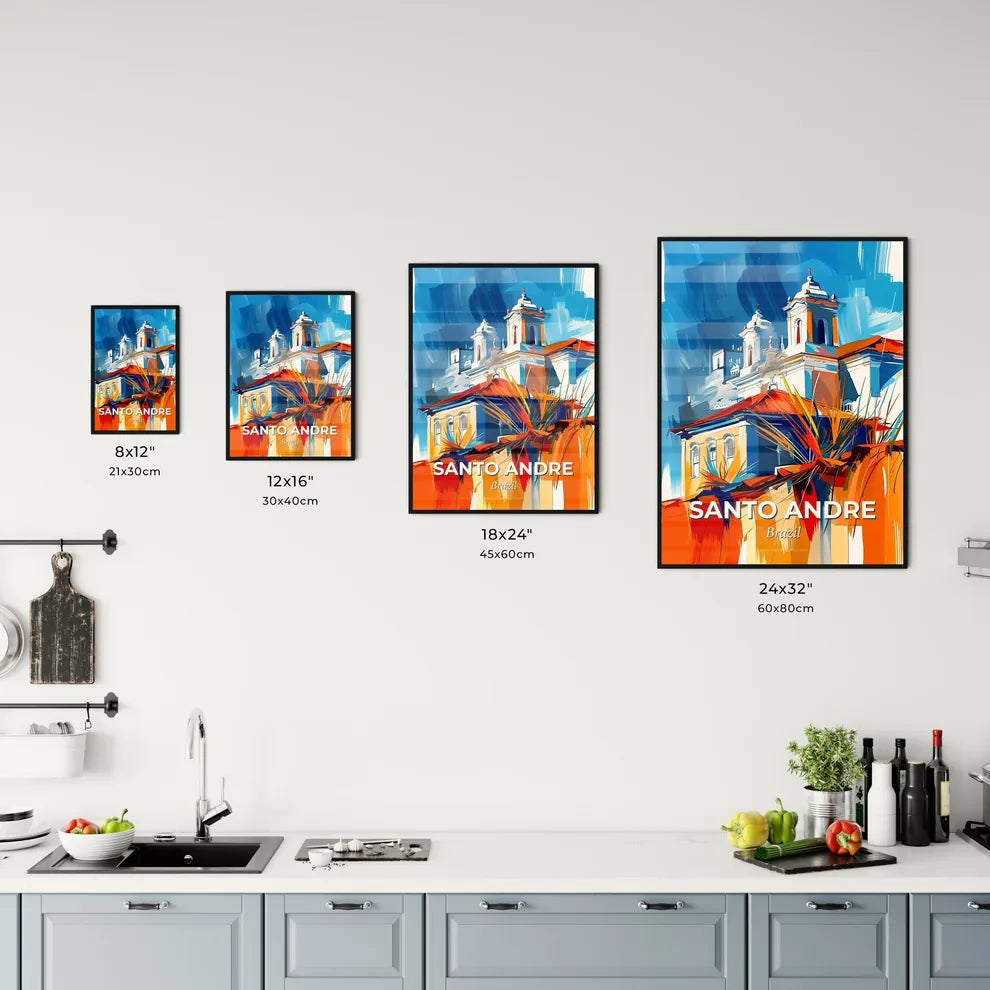 Vibrant Santo Andre, Brazil Kitchen Art