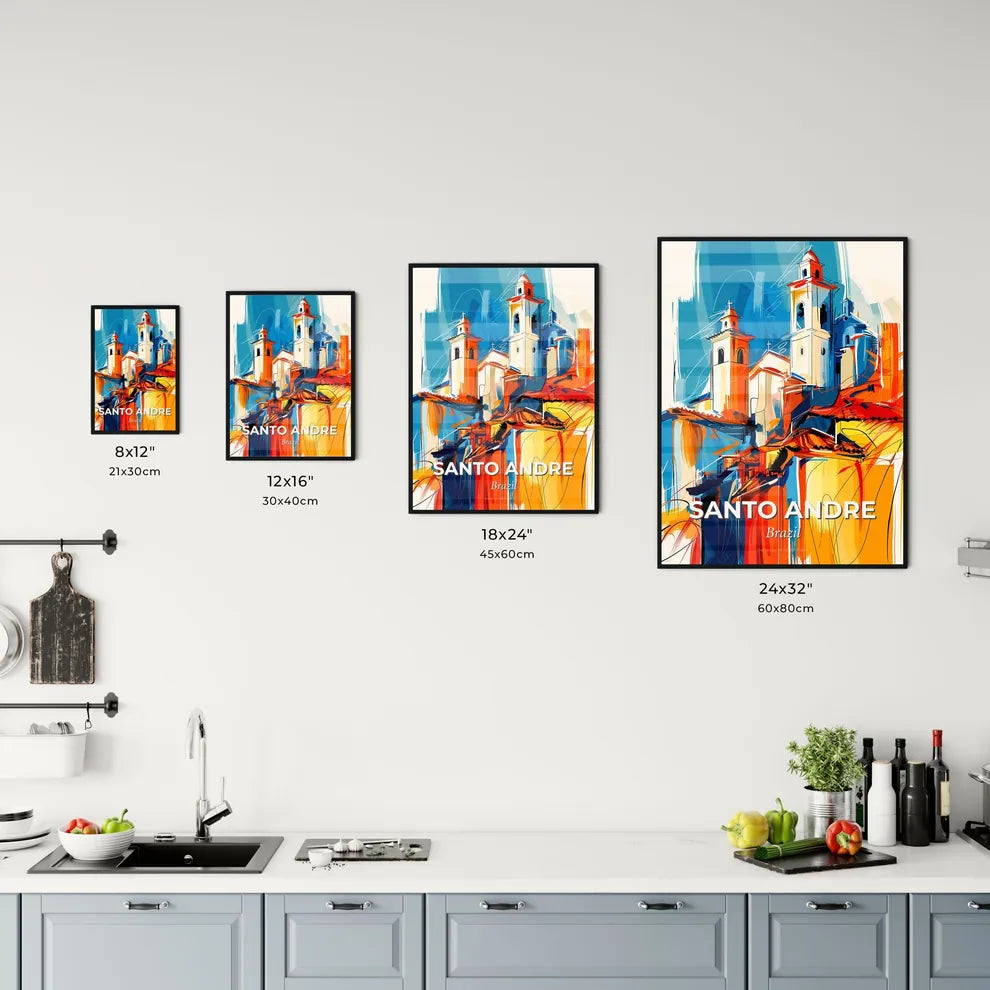 Vibrant Santo Andre, Brazil Kitchen Art