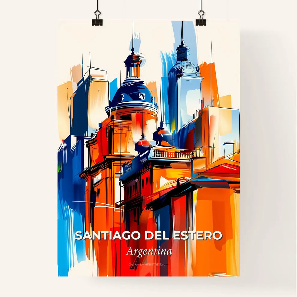 Vibrant Santiago Del Estero, Argentina Poster