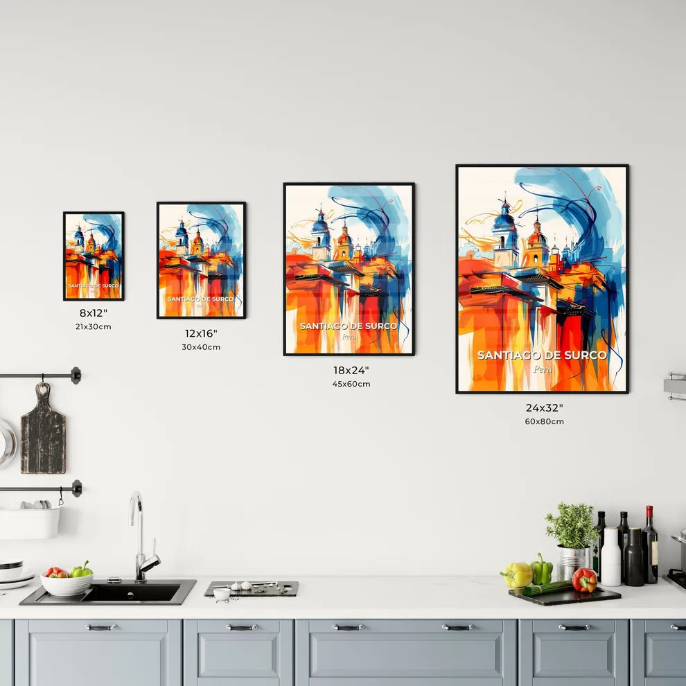 Vibrant Santiago De Surco, Peru Kitchen Art