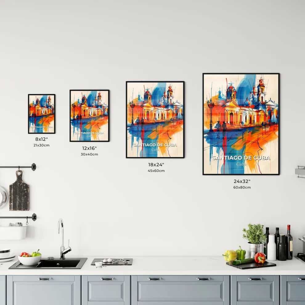 Vibrant Santiago De Cuba, Cuba Kitchen Art