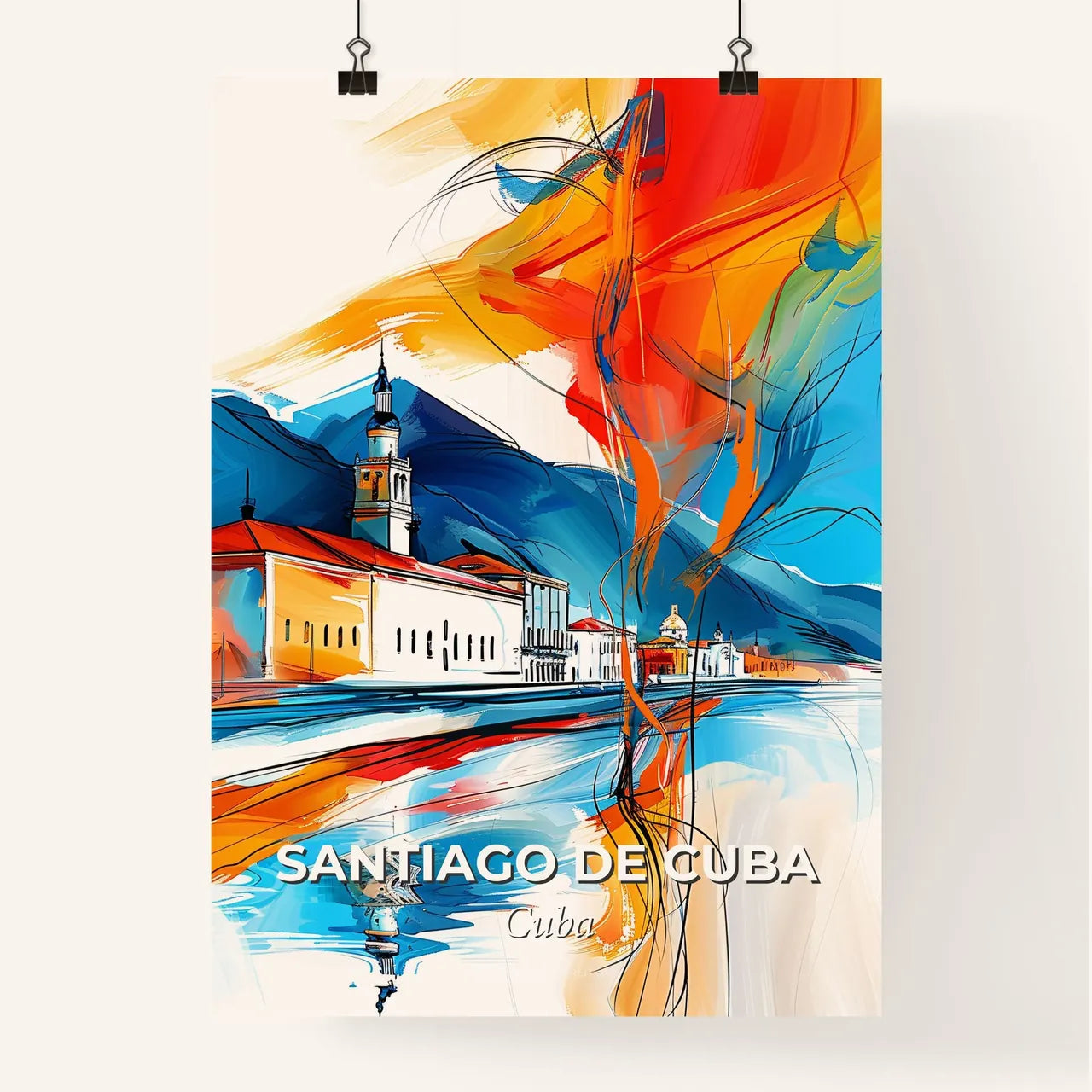 Vibrant Santiago De Cuba, Cuba Poster