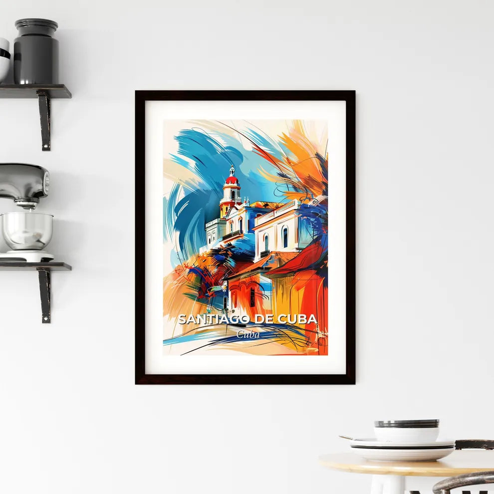 Vibrant Santiago De Cuba, Cuba Framed Print