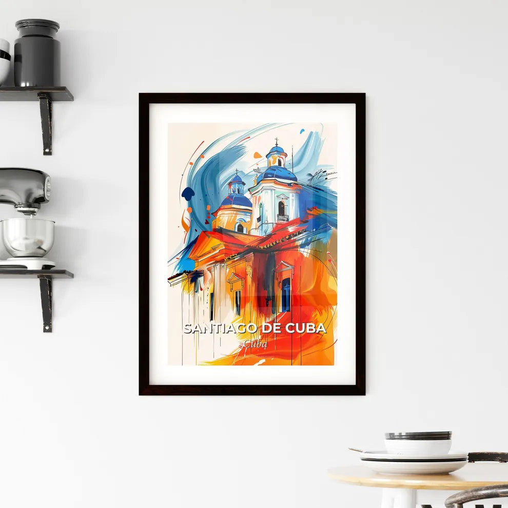 Vibrant Santiago De Cuba, Cuba Framed Print