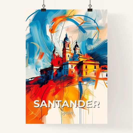 Vibrant Santander, Spain Poster