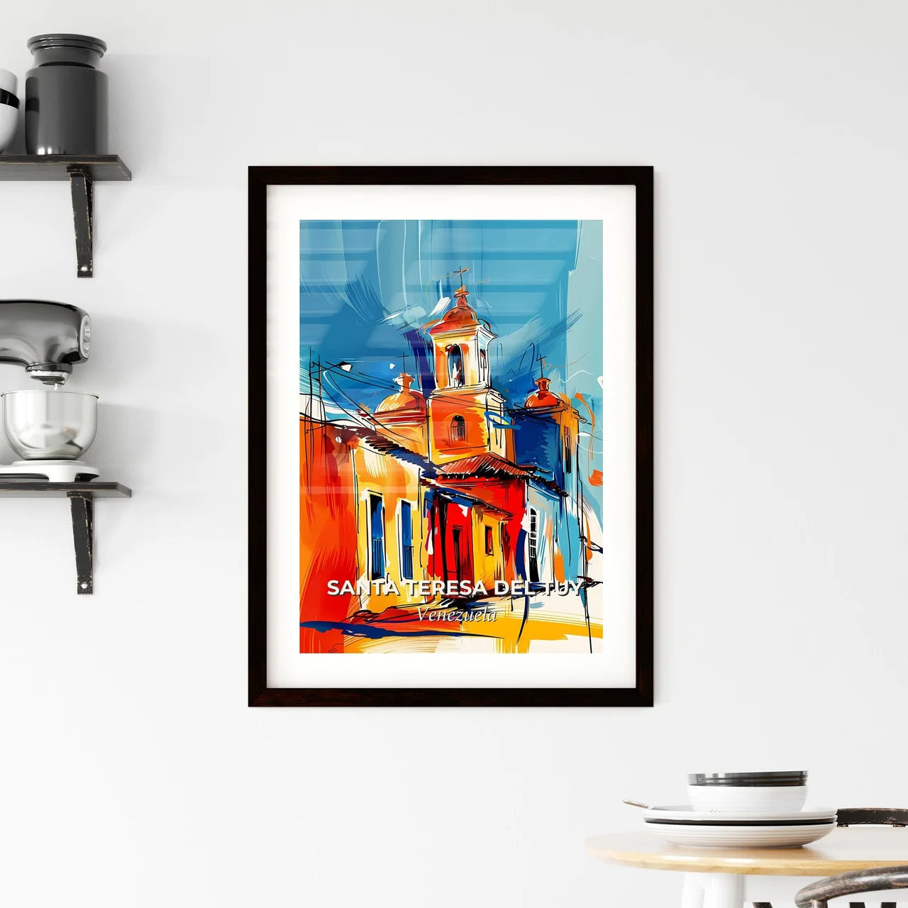 Vibrant Santa Teresa Del Tuy, Venezuela Framed Print