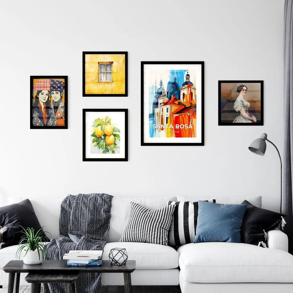 Vibrant Santa Rosa, California Wall Art Collection