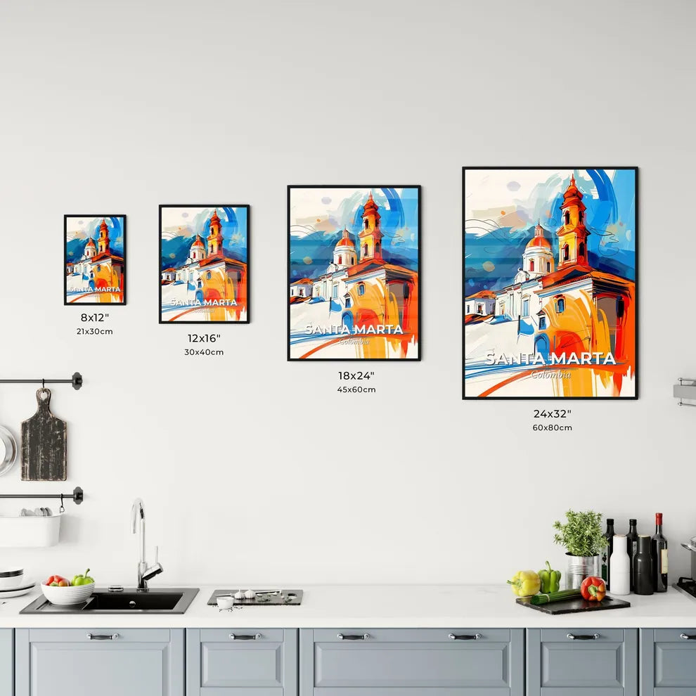 Vibrant Santa Marta, Colombia Kitchen Art