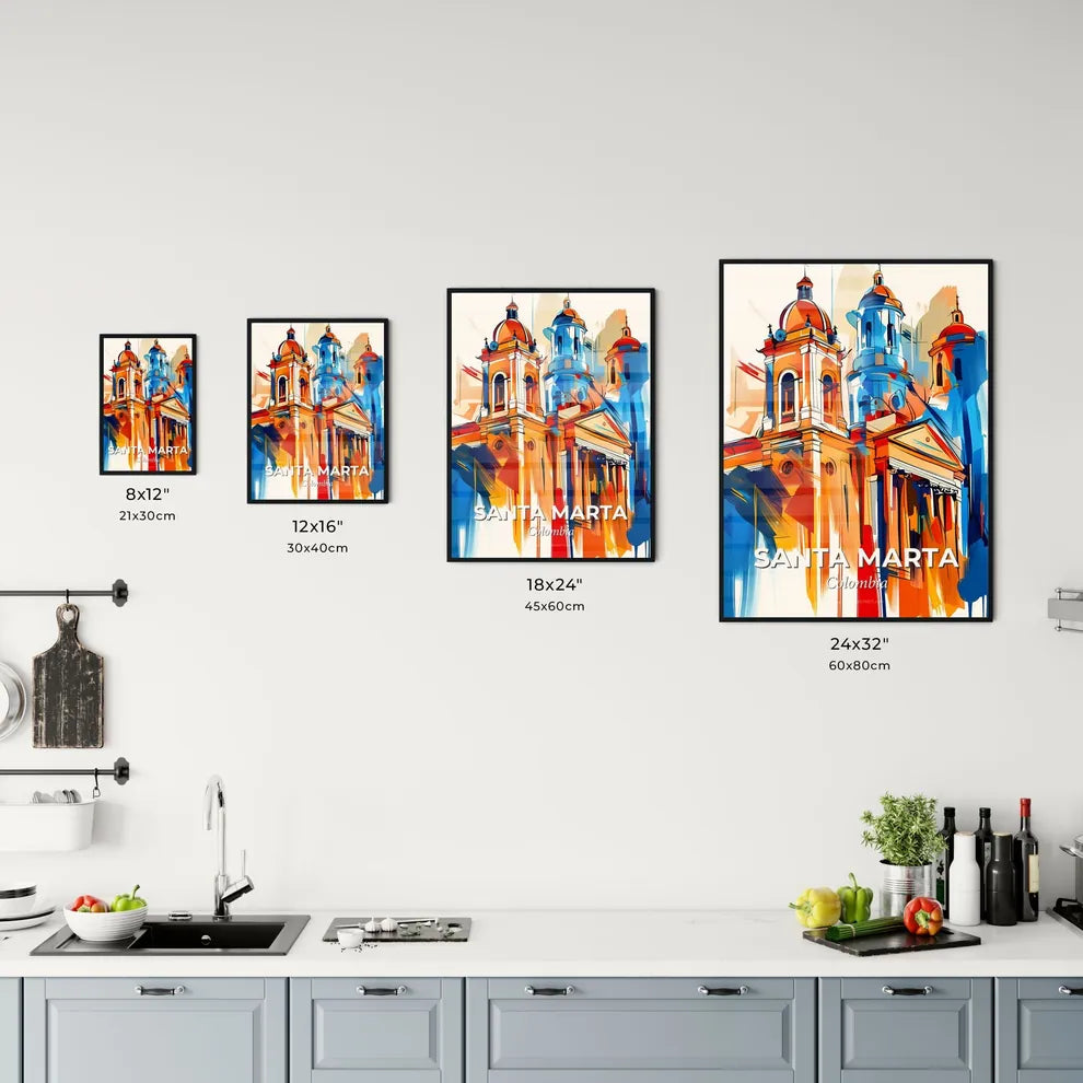 Vibrant Santa Marta, Colombia Kitchen Art