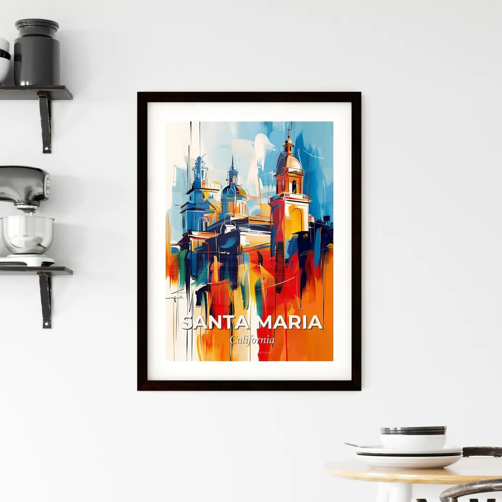 Vibrant Santa Maria, California Framed Print