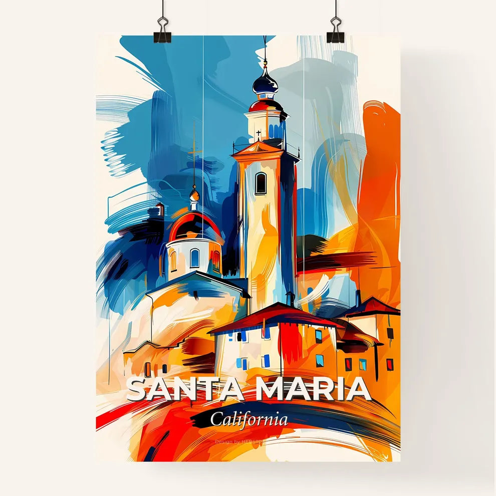 Vibrant Santa Maria, California Poster