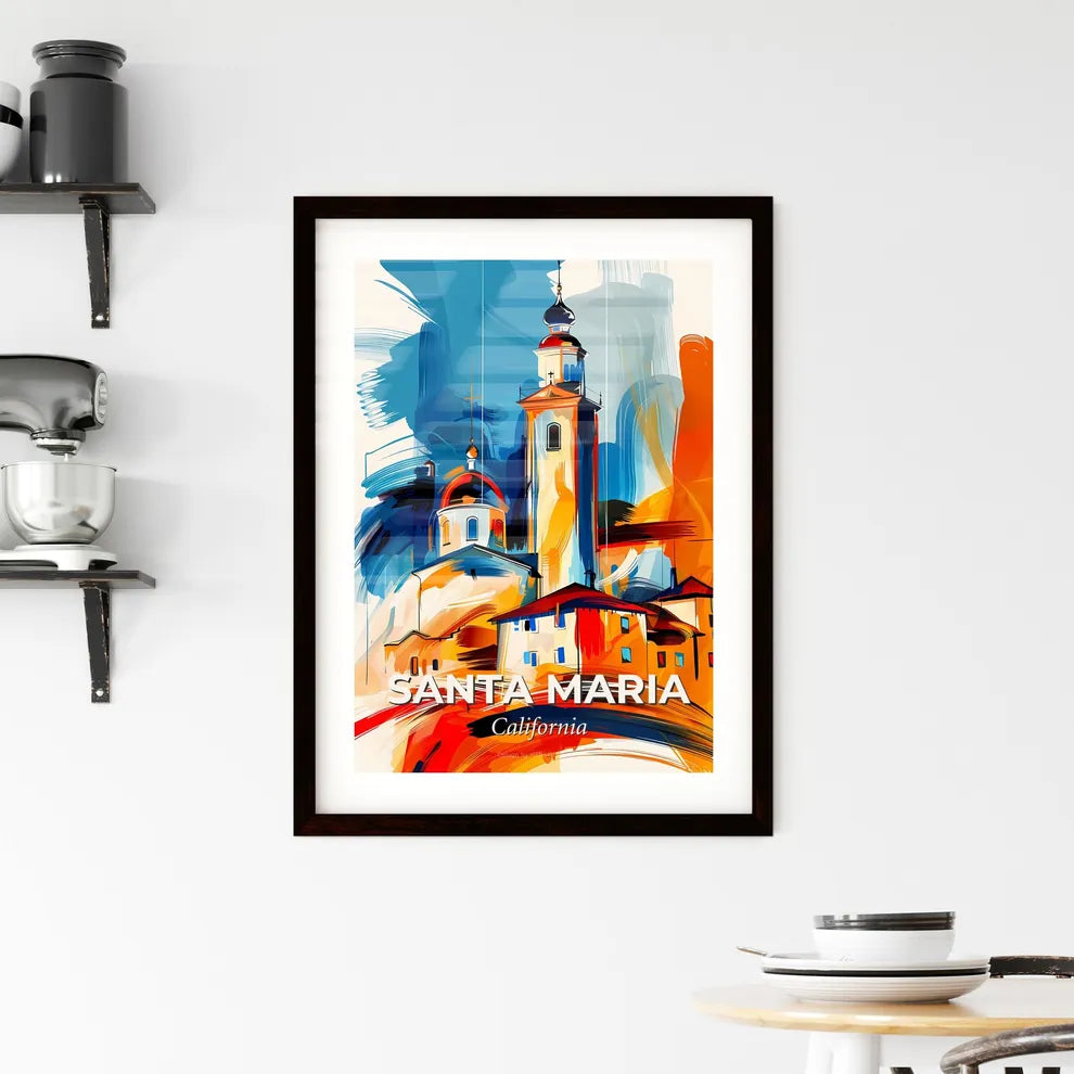 Vibrant Santa Maria, California Framed Print