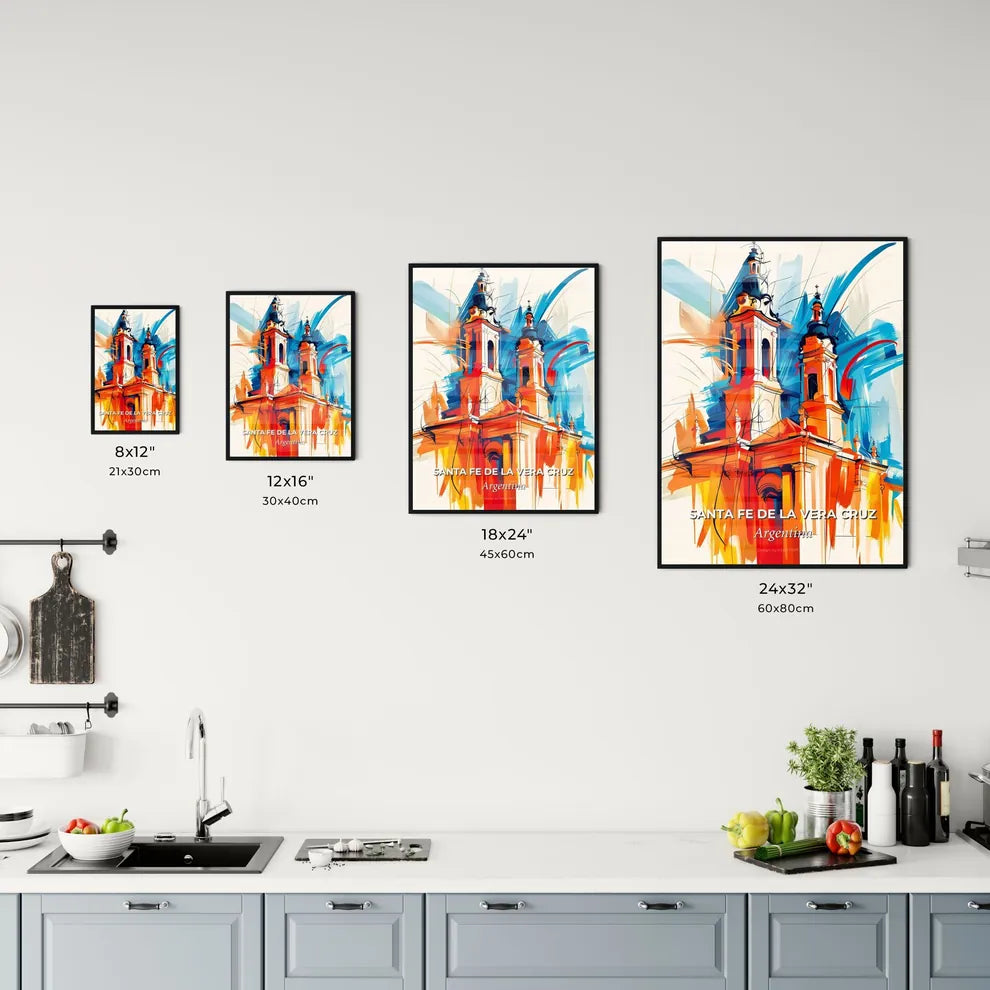 Vibrant Santa Fe De La Vera Cruz, Argentina Kitchen Art