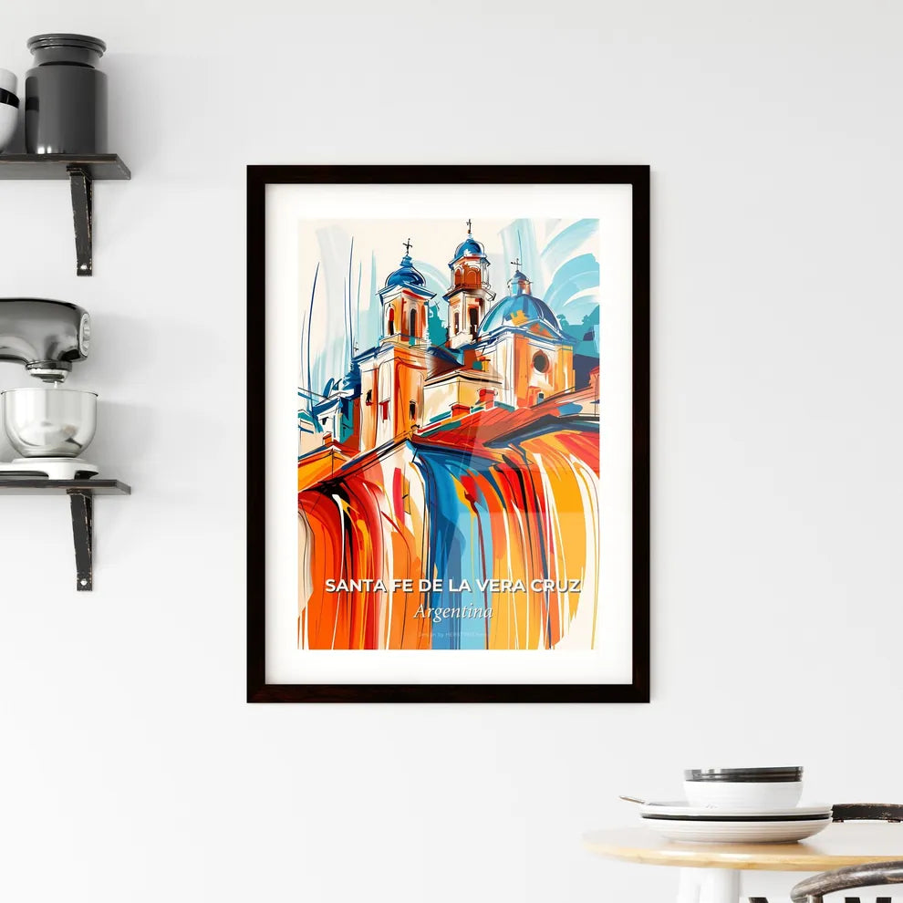 Vibrant Santa Fe De La Vera Cruz, Argentina Framed Print
