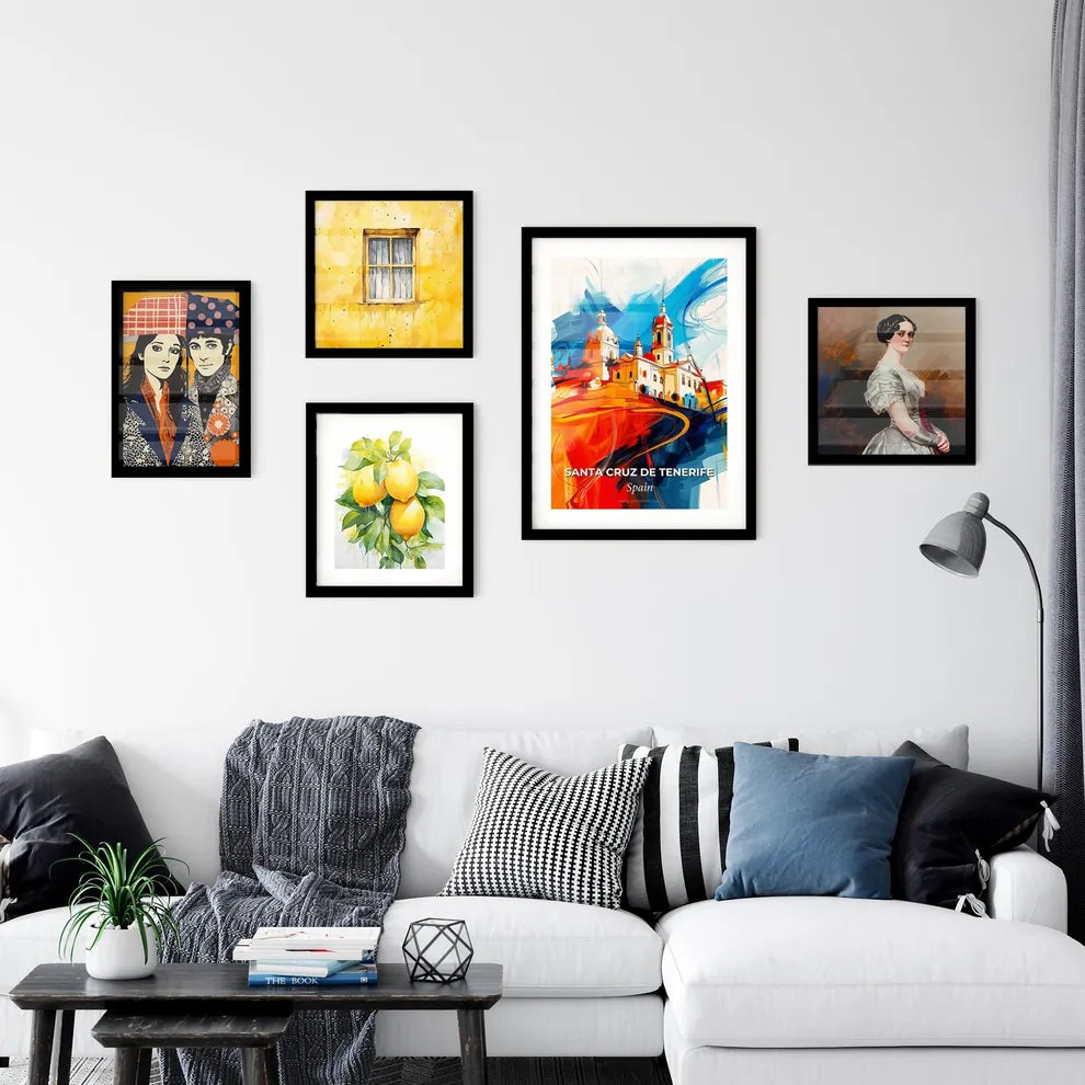 Vibrant Santa Cruz De Tenerife, Spain Wall Art Collection