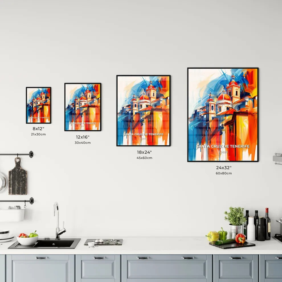 Vibrant Santa Cruz De Tenerife, Spain Kitchen Art