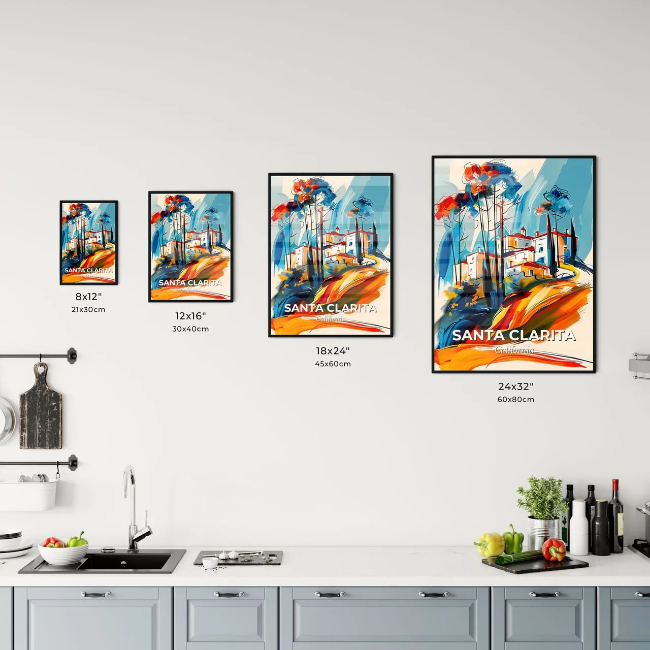 Vibrant Santa Clarita, California Kitchen Art