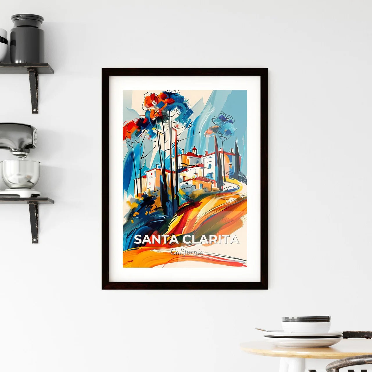Vibrant Santa Clarita, California Framed Print
