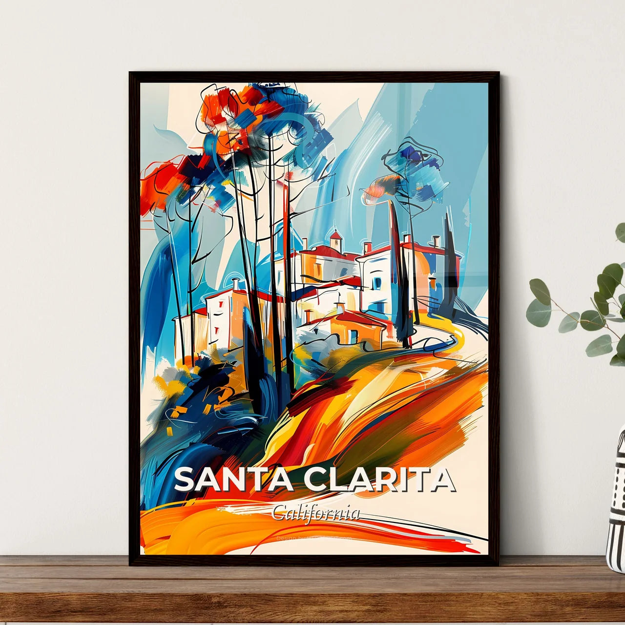 Vibrant Santa Clarita, California Art Print