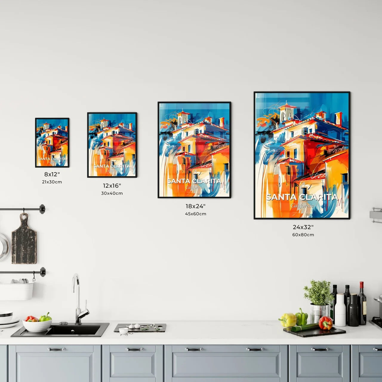 Vibrant Santa Clarita, California Kitchen Art