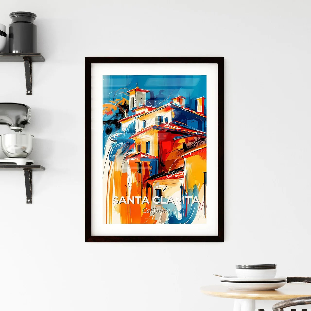 Vibrant Santa Clarita, California Framed Print