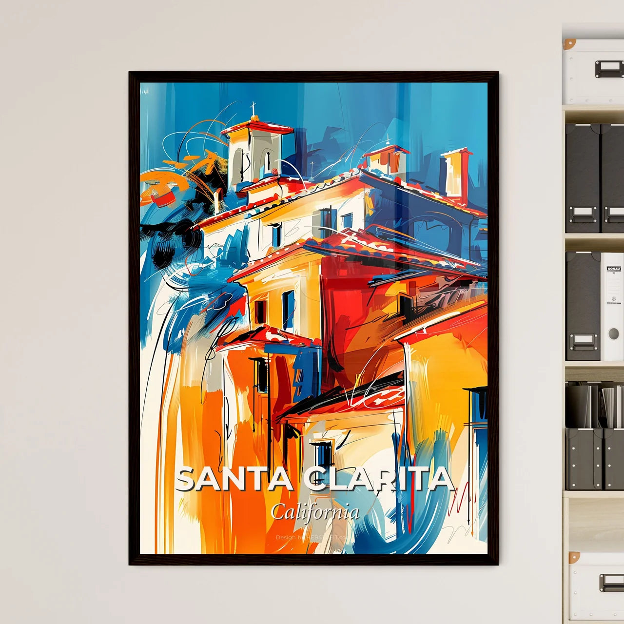 Vibrant Santa Clarita, California Art Print