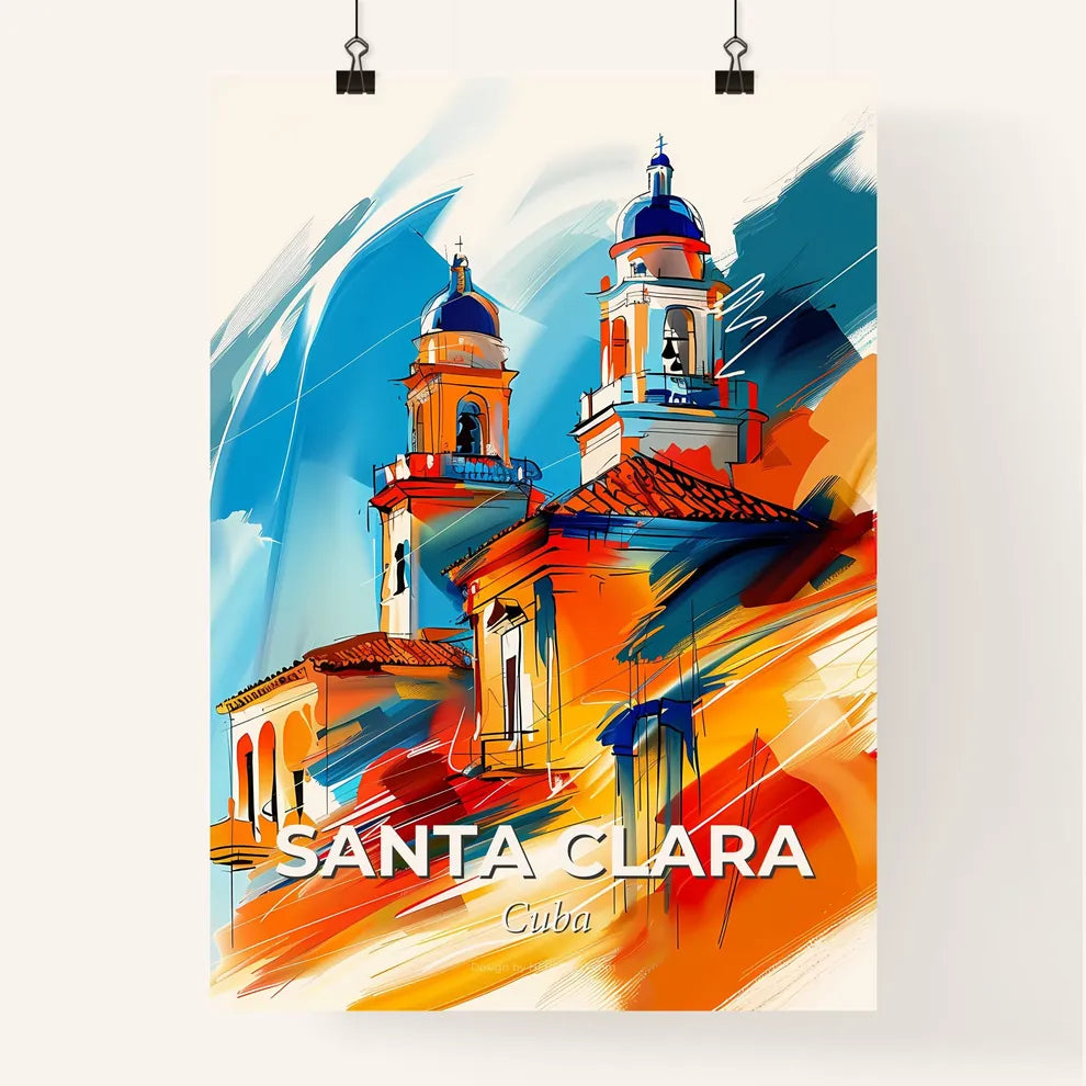 Vibrant Santa Clara, Cuba Poster