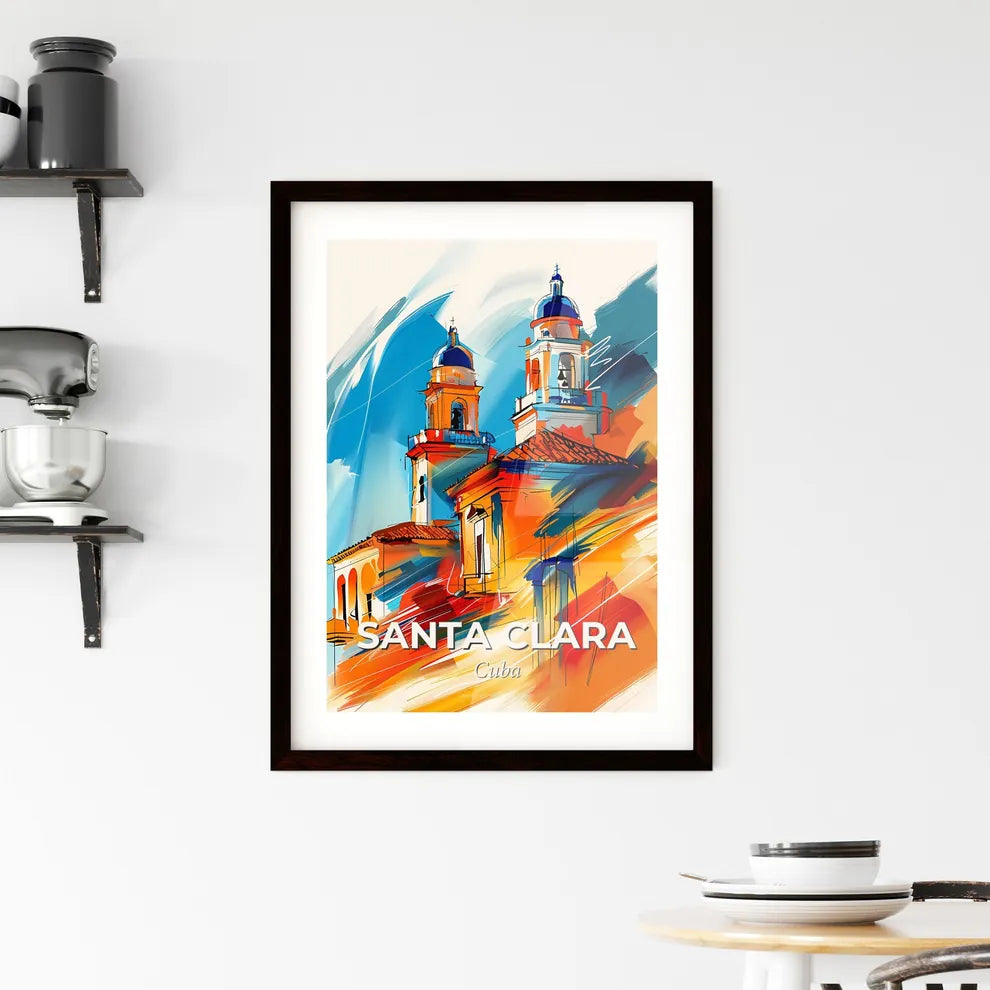 Vibrant Santa Clara, Cuba Framed Print