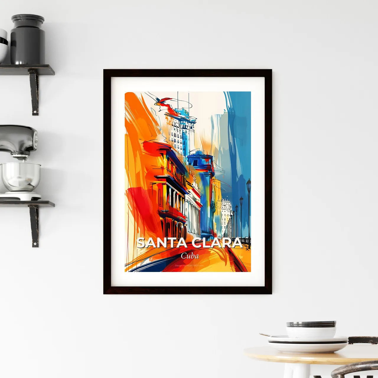 Vibrant Santa Clara, Cuba Framed Print
